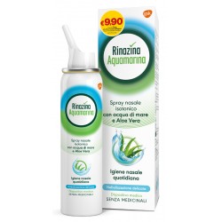 Rinazina Aquamarina Nebulizzazione Delicata Spray Nasale Isotonico 100ml
