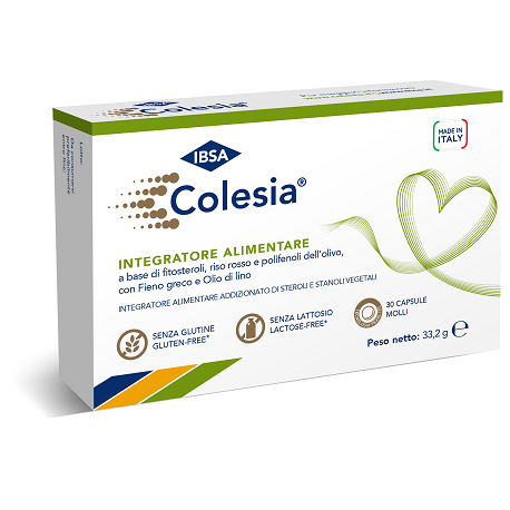 Colesia integratore per trigliceridi e colesterolo 30 capsule molli soft gel