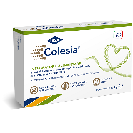 Colesia integratore per trigliceridi e colesterolo 30 capsule molli soft gel Colesia integratore per trigliceridi e colesterolo 30 capsule molli soft gel
