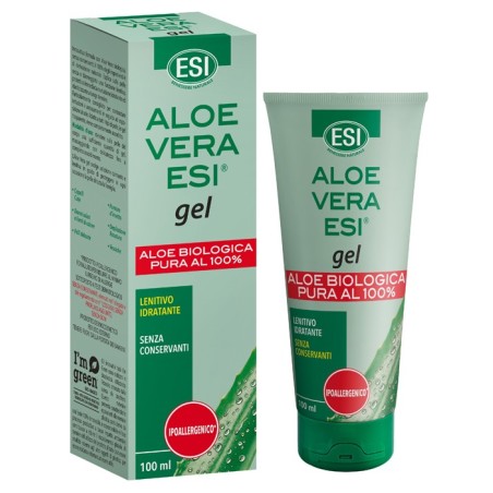 Esi Aloe Gel Puro 100% biologico lenitivo protettivo 100 ml Esi Aloe Gel Puro 100% biologico lenitivo protettivo 100 ml