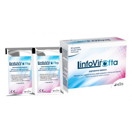 Noos Linfovir Ofta 30 salviettine oculari lenitive detergenti