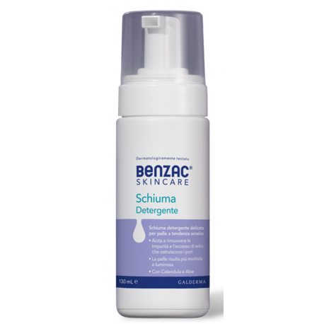 Benzac Skincare Schiuma Detergente per pelle a tendenza acneica 130 ml