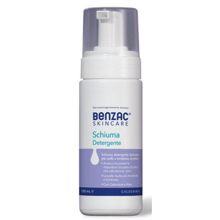 Benzac Skincare Schiuma Detergente per pelle a tendenza acneica 130 ml Benzac Skincare Schiuma Detergente per pelle a tendenza acneica 130 ml