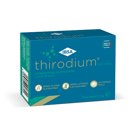 Thirodium 100 mcg integratore a base di iodio per gravidanza 30 capsule molli