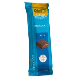 Giusto Barretta Cioccolato al Latte senza zuccheri aggiunti 42g