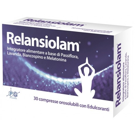 Relansiolam integratore per stress e rilassamento 30 compresse