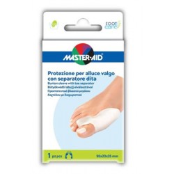 Master-Aid Protezione per alluce valgo con separatore dita in morbido gel 1 pezzo
