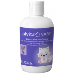 Alvita Baby Crema mani viso corpo per neonati e bambini 300 ml