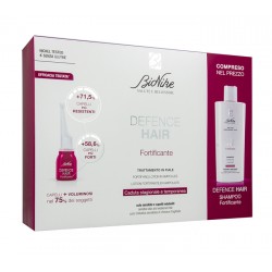 Bionike Defence Hair trattamento fortificante in fiale  contro la caduta dei capelli 21 fiale + shampoo