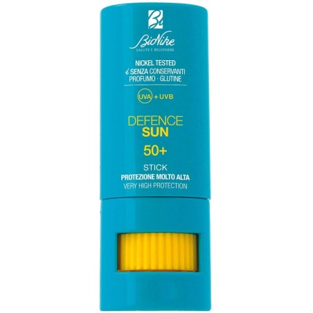 Bionike Defence Sun stick SPF50+ protezione altissima labbra naso orecchie nei cicatrici 9 ml Bionike Defence Sun stick SPF50+ protezione altissima labbra naso orecchie nei cicatrici 9 ml