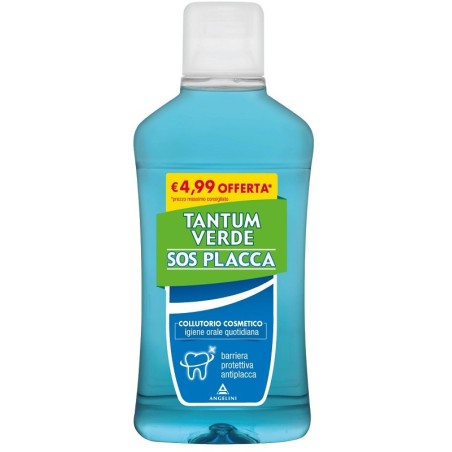 Tantum Verde SOS Placca collutorio per l'igiene orale quotidiana 500 ml Tantum Verde SOS Placca collutorio per l'igiene orale quotidiana 500 ml
