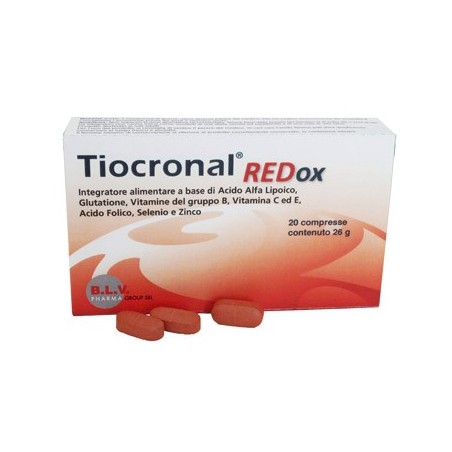 Tiocronal REDox integratore antiossidante per difese immunitarie 20 compresse Tiocronal REDox integratore antiossidante per difese immunitarie 20 compresse