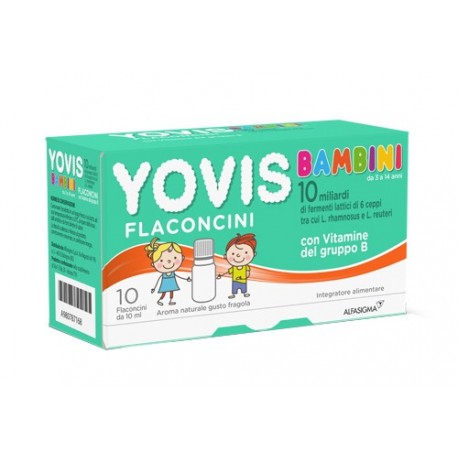 Yovis Bambini Gusto Fragola 10 Flaconcini