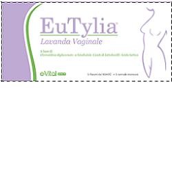 Eutylia Lavanda Vaginale stimolante per difese immunitarie del tessuto vaginale 5 flaconi 140 ml + 5 cannule monouso
