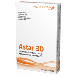 Alfa Intes Astar 3D integratore per il benessere della vista 20 capsule molli