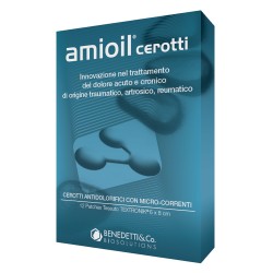 Amioil Cerotti per dolore traumatico, artrosico e reumatico 12 pezzi