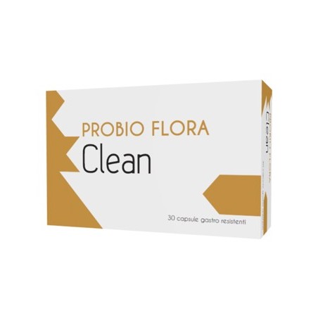 Probio Flora Clean integratore per l'equilibrio della flora batterica intestinale 30 capsule gastroresistenti Probio Flora Clean integratore per l'equilibrio della flora batterica intestinale 30 capsule gastroresistenti