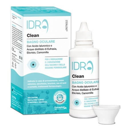 Sterilens Idra Clean Bagno Oculare occhi irritati arrossati 120 ml + occhiera Sterilens Idra Clean Bagno Oculare occhi irritati arrossati 120 ml + occhiera