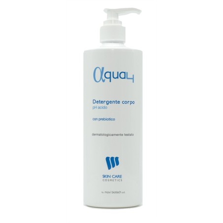 Aqua4 Detergente Corpo delicato con prebiotico e pH acido 500 ml Aqua4 Detergente Corpo delicato con prebiotico e pH acido 500 ml