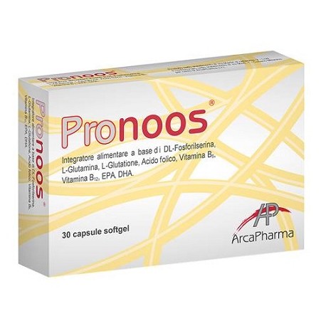 Arcapharma Pronoos integratore per funzionamento del sistema nervoso 30 capsule