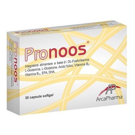 Arcapharma Pronoos integratore per funzionamento del sistema nervoso 30 capsule