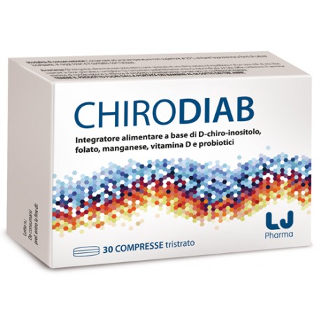 Chirodiab integratore con prebiotici per flora batterica intestinale 30 compresse tristrato