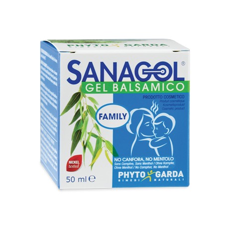 Named Sanagol Gel Balsamico senza canfora e mentolo per rilassamento 50 ml