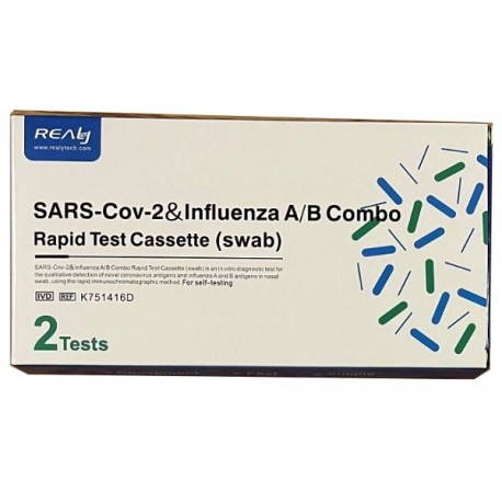 SARS-CoV-2&Influenza A/B combo 1 test rapido Covid + 1 test rapido influenza