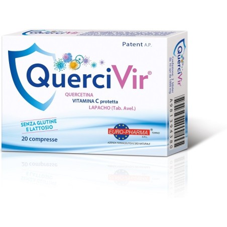 Euro-pharma Quercivir integratore per difese immunitarie 20 compresse Euro-pharma Quercivir integratore per difese immunitarie 20 compresse