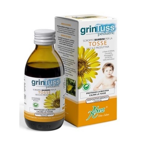 Grintuss Pediatric Sciroppo al Miele per la Tosse dei Bambini 180 g Grintuss Pediatric Sciroppo al Miele per la Tosse dei Bambini 180 g