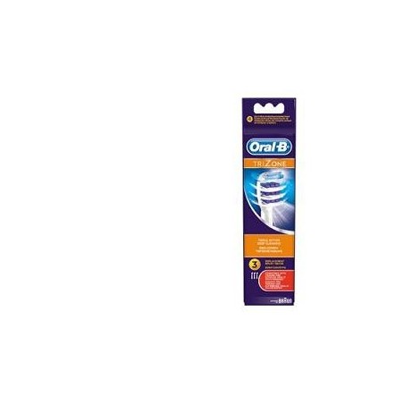 Oral-B testina di ricambio TriZone anti-placca 3 pezzi Oral-B testina di ricambio TriZone anti-placca 3 pezzi