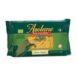 Molino Di Ferro Le Asolane Bio Penne Rigate pasta senza glutine per celiaci 250 g