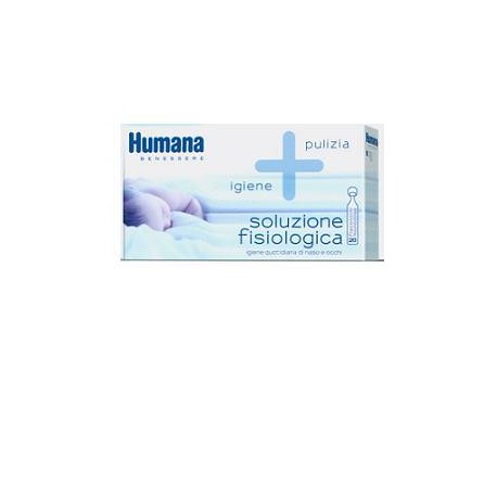 Humana Benessere Soluzione fisiologica monodose igiene quotidiana del bambino 20 flaconcini