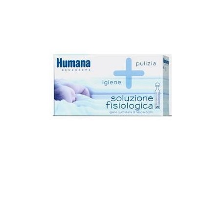 Humana Benessere Soluzione fisiologica monodose igiene quotidiana del bambino 20 flaconcini Humana Benessere Soluzione fisiologica monodose igiene quotidiana del bambino 20 flaconcini