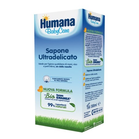 Humana BabyCare Sapone Ultradelicato per l'igiene dei bambini 300 ml Humana BabyCare Sapone Ultradelicato per l'igiene dei bambini 300 ml