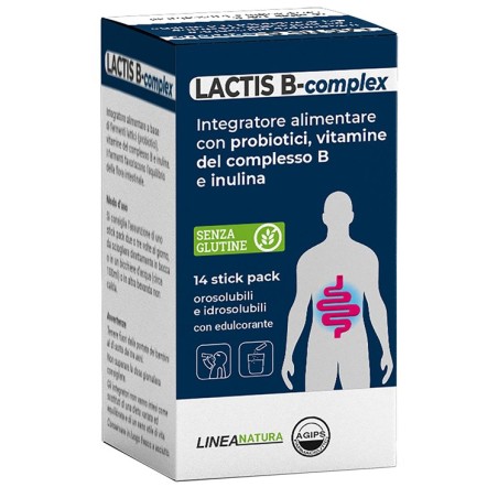 Agips Farmaceutici Lactis B-Complex Integratore Equilibrio Intestinale 14 stick pack Agips Farmaceutici Lactis B-Complex Integratore Equilibrio Intestinale 14 stick pack