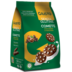 Giusto Comete Biscotti senza glutine cioccolato e nocciola 200 g
