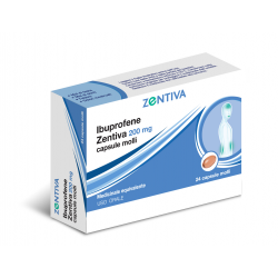 Zentiva Ibuprofene 200 mg 24 capsule