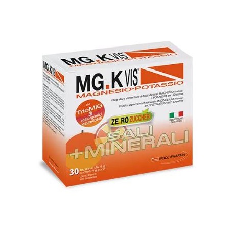 Mgk Vis Magnesio Potassio Orange Zero Zuccheri integratore di sali minerali 15 bustine