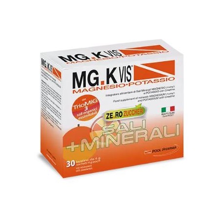 Mgk Vis Magnesio Potassio Orange Zero Zuccheri integratore di sali minerali 15 bustine