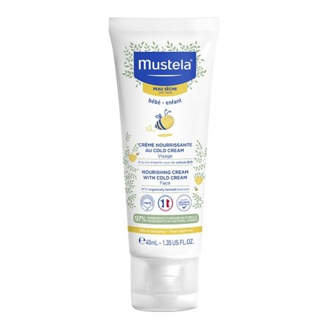 Mustela Crema viso nutritiva alla Cold Cream per pelle secca del viso 40 ml
