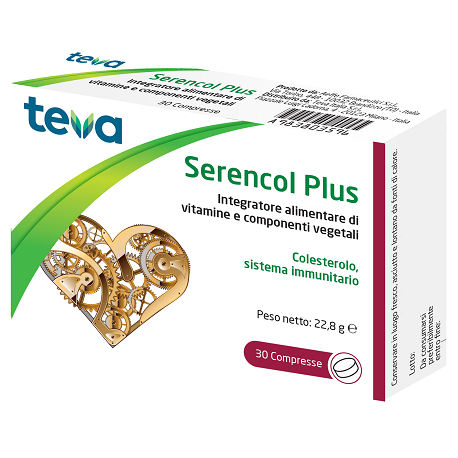 Serencol Plus Integratore per Colesterolo e Sistema immunitario 30 compresse