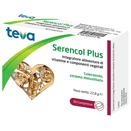 Serencol Plus Integratore per Colesterolo e Sistema immunitario 30 compresse Serencol Plus Integratore per Colesterolo e Sistema immunitario 30 compresse