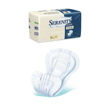 Pannolone Per Incontinenza Serenity Classic Sagomato Plus Tessuto Non Tessuto 30 Pezzi Pannolone Per Incontinenza Serenity Classic Sagomato Plus Tessuto Non Tessuto 30 Pezzi
