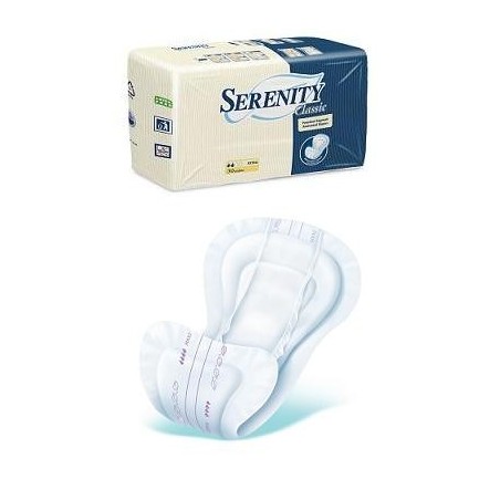 Pannolone Per Incontinenza Serenity Classic Sagomato Plus Tessuto Non Tessuto 30 Pezzi Pannolone Per Incontinenza Serenity Classic Sagomato Plus Tessuto Non Tessuto 30 Pezzi