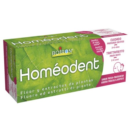 Boiron Homeodent Primi Denti dentifricio per bambini 2-6 anni gusto fragola lampone 50 ml Boiron Homeodent Primi Denti dentifricio per bambini 2-6 anni gusto fragola lampone 50 ml
