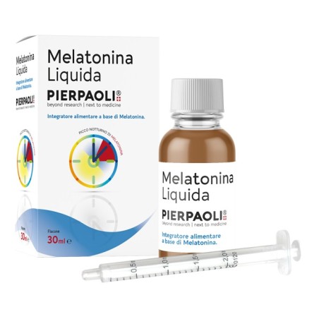 Pierpaoli Melatonina Liquida per jet lag e addormentamento 30 ml Pierpaoli Melatonina Liquida per jet lag e addormentamento 30 ml