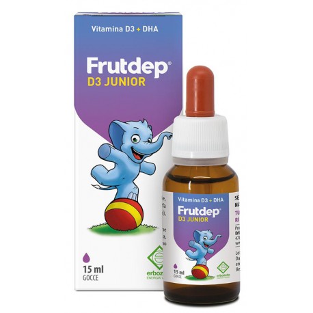 Frutdep D3 Junior integratore per ossa e sistema immunitario dei bambini 15 ml