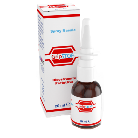 Grip Stop spray disostruente protettivo per cavità nasali 20 ml Grip Stop spray disostruente protettivo per cavità nasali 20 ml