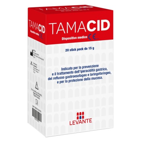 Levante Tamacid Integratore per Iperacidità Gastrica e Reflusso 20 stick Levante Tamacid Integratore per Iperacidità Gastrica e Reflusso 20 stick